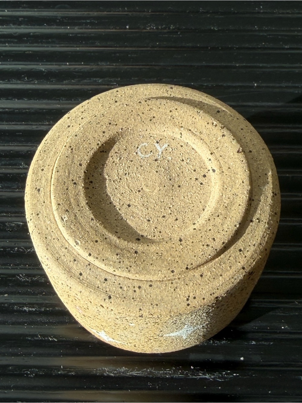Handmade Speckled Ceramic Mug and Tea Cup Set in Warm Beige - Picture 10 of 13